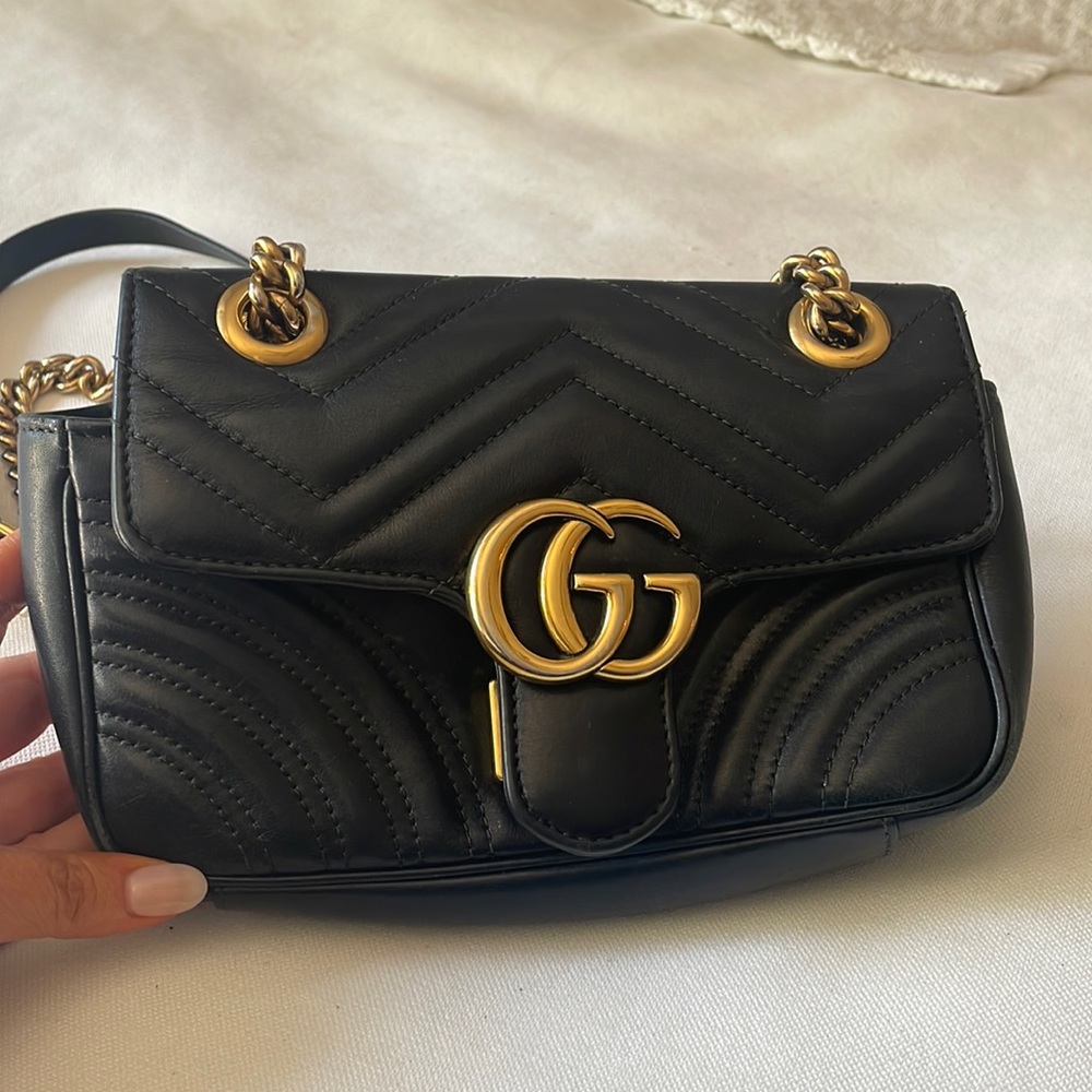 GUCCI GG MARMONT MATELASSE MINI BAG